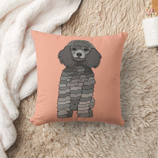 Poodle Dog Pet Kids クッション (ブランケット)