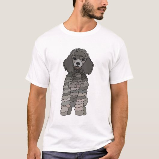 Poodle Dog Pet Tシャツ (正面)