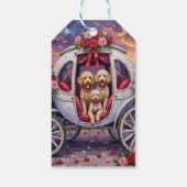 Poodle Dog Valentine's Day  ギフトタグ (裏面)