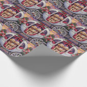 Poodle Dog Valentine's Day  ラッピングペーパー (角)