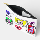 Poodle heart  アクセサリーポーチ (見開き)