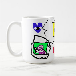 Poodle heart  コーヒーマグカップ