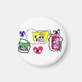 Poodle heart  マグネット