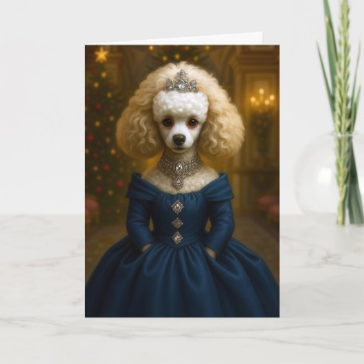 Poodle Holiday Card シーズンカード (正面)