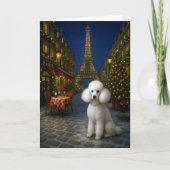 Poodle Holiday Card シーズンカード (正面)