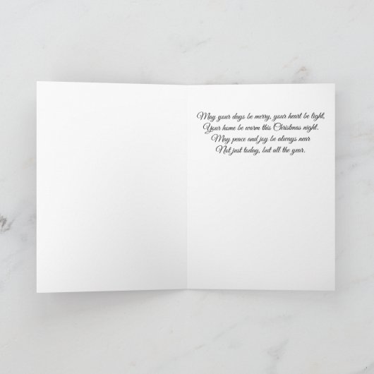 Poodle Holiday Card シーズンカード (内部)