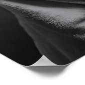 Poodle in Bathrobe Art Print, Funny Dog Bathroom ポスター (角)