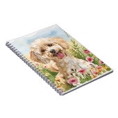 Poodle Journal – Dog Mom Notes ノートブック (右側)