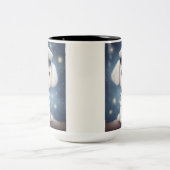 Poodle K9ヒーロー…保護 & Serve ツートーンマグカップ (中央)