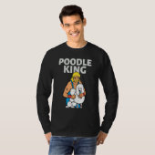 Poodle King Mullet Time Business In Front Party In Tシャツ (正面フル)