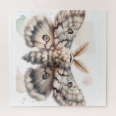 Poodle Moth Watercolor IREF300 - Watercolor ジグソーパズル (横)