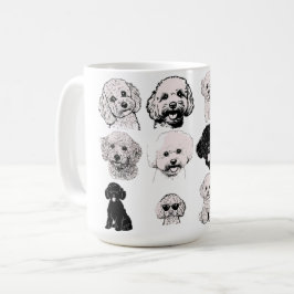 Poodle Mug | Cute Dog Lover Gift | Adorable Canich コーヒーマグカップ