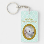 Poodle Photo Keychain – Forever My Best Friend キーホルダー (正面)