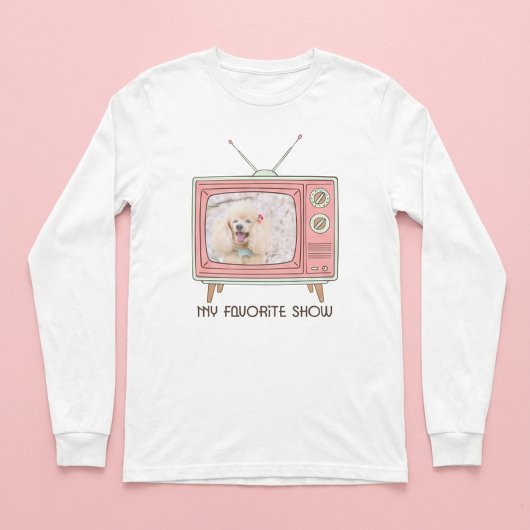 Poodle Photo T-Shirt – My Favorite Show Tシャツ