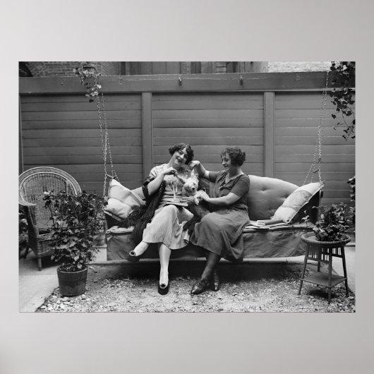 Poodle Playtime, 1920s ポスター (正面)