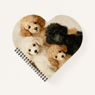 Poodle Puppies ノートブック