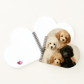 Poodle Puppies ノートブック (内部)