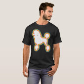 Poodle Retro Style Dog Poodle Lover Tシャツ (正面フル)