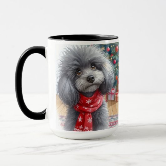  Poodle Santa I Can Explain Christmas Coffee Mug  マグカップ (左)