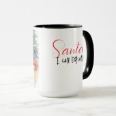  Poodle Santa I Can Explain Christmas Coffee Mug  マグカップ (正面右)