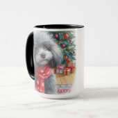  Poodle Santa I Can Explain Christmas Coffee Mug  マグカップ (正面左)