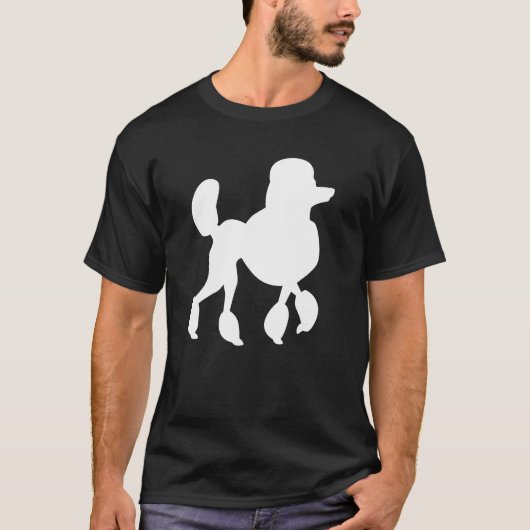 Poodle Sock Hop Girl Standard Poodle Pet Poodle Tシャツ (正面)