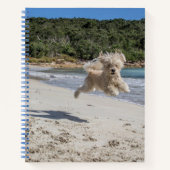 Poodle Spiral Notebook ノートブック (正面)