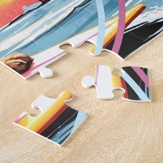 Poodle Surfing ジグソーパズル (側面)