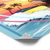 Poodle Surfing ポスター (角)