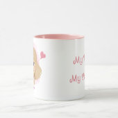 Poodle Valentine Mug | Personalized Pet Lover Gift マグカップ (中央)