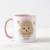 Poodle Valentine Mug | Personalized Pet Lover Gift マグカップ (左)