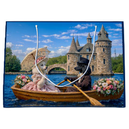 Poodle Valentine’s Day  ラージペーパーバッグ