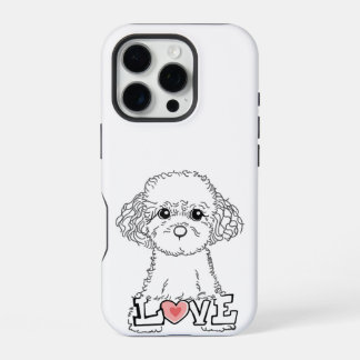 Poodle with Love Phonecase iPhone 16 Proケース