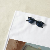 Poodles in Hippy Van ビーチタオル (インサイチュ)