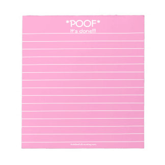 *POOF*完了!!!ノートパッド ノートパッド