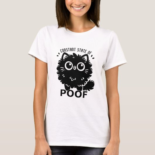 Poof Catの一定州1 Tシャツ (正面)