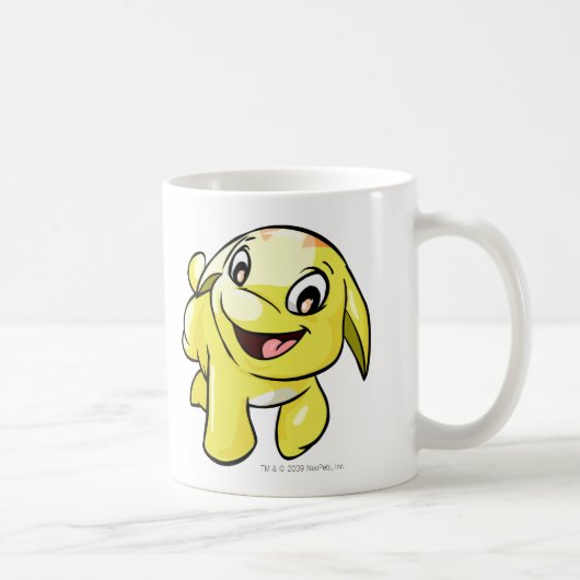 Poogleの黄色 コーヒーマグカップ (右)