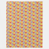 Pooh フリースブランケット (正面)