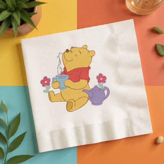 Pooh 縁ありランチョンナプキン