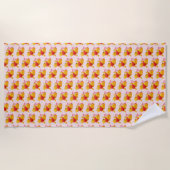 Pooh Beach Towel ビーチタオル (正面)