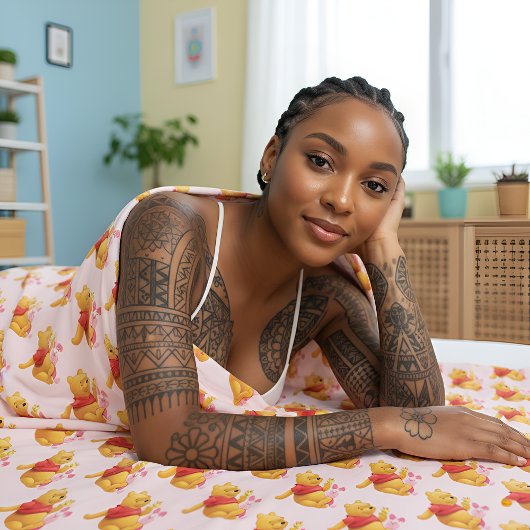 Pooh Fleece Blanket フリースブランケット