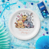 Pooh & Friends Pastel ペーパープレート (パーティー)