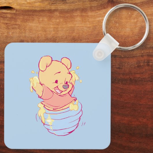 Pooh Keychain キーホルダー (裏面)