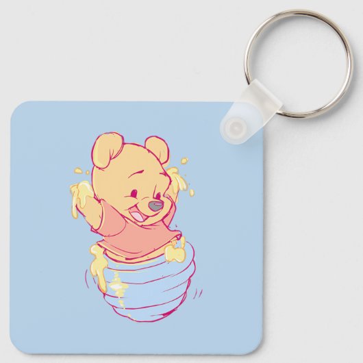 Pooh Keychain キーホルダー (裏面)