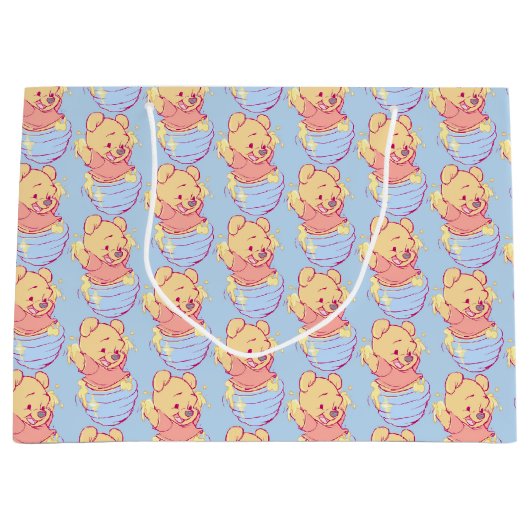 Pooh Large Gift Bag ラージペーパーバッグ (正面)