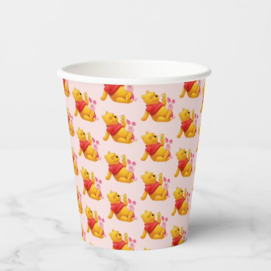 Pooh Paper Cups 紙コップ (正面)
