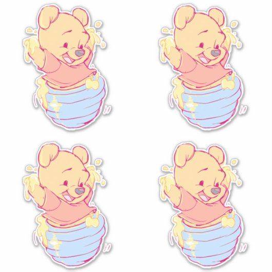 Pooh Sticker シール (正面)