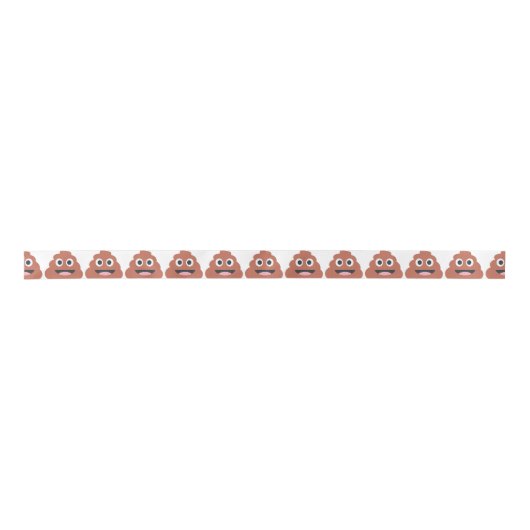 Pooh Twitter Emoji サテンリボン (正面)