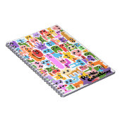 Pookieのパズルの螺線形ノート ノートブック (右側)