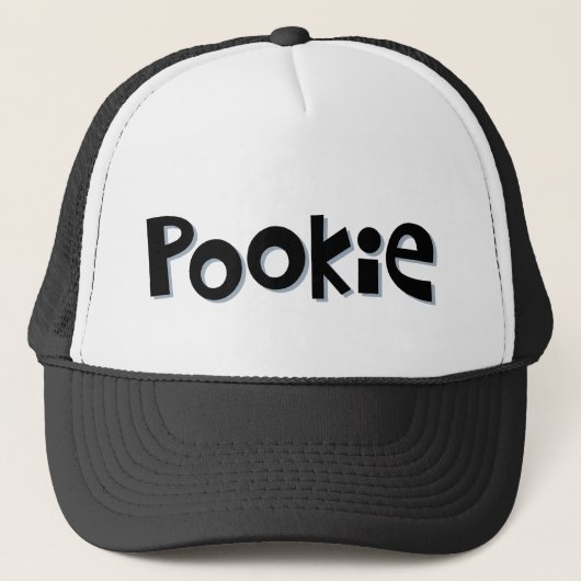 "POOKIE"トラック運転手ハット キャップ (正面)